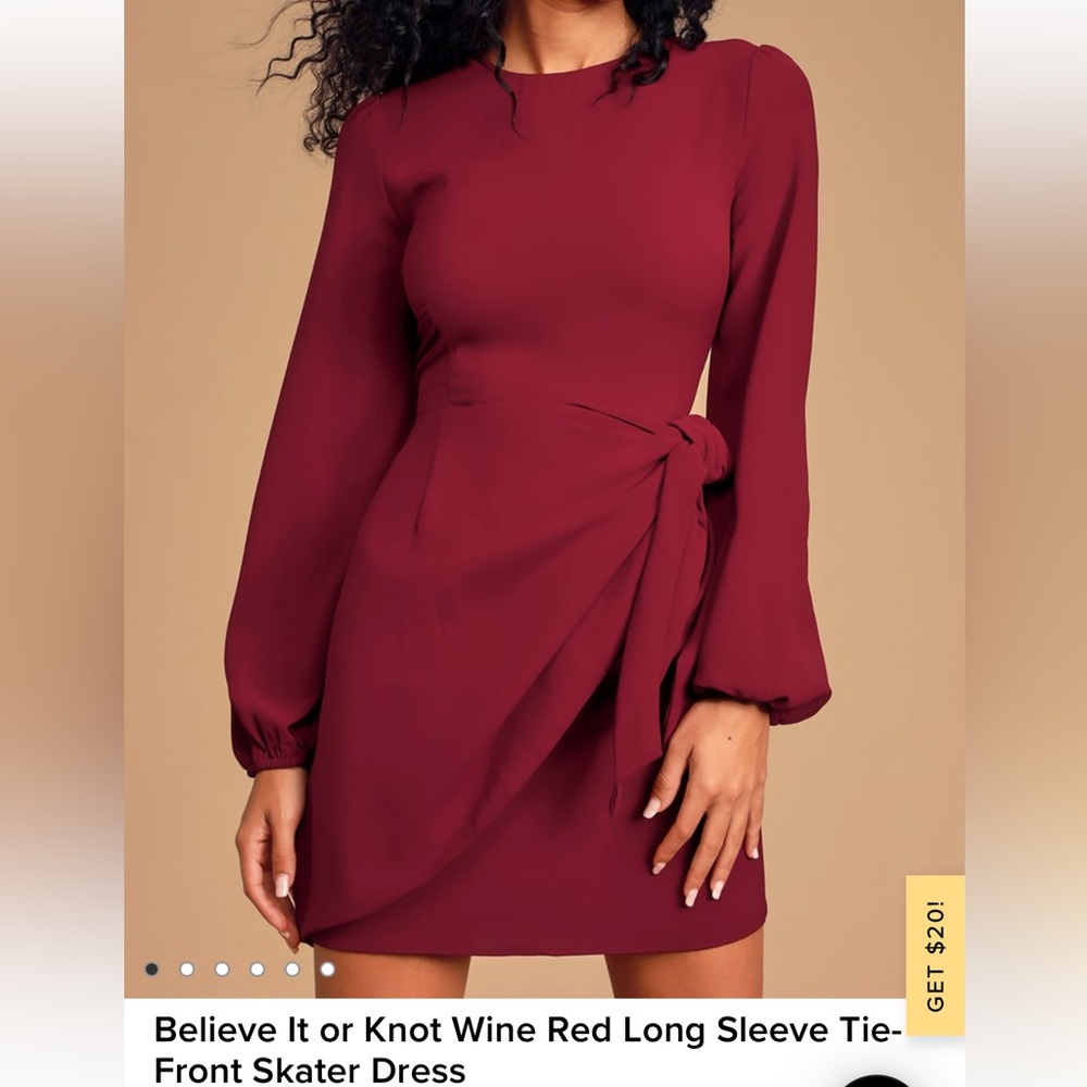 Faux wrap dress